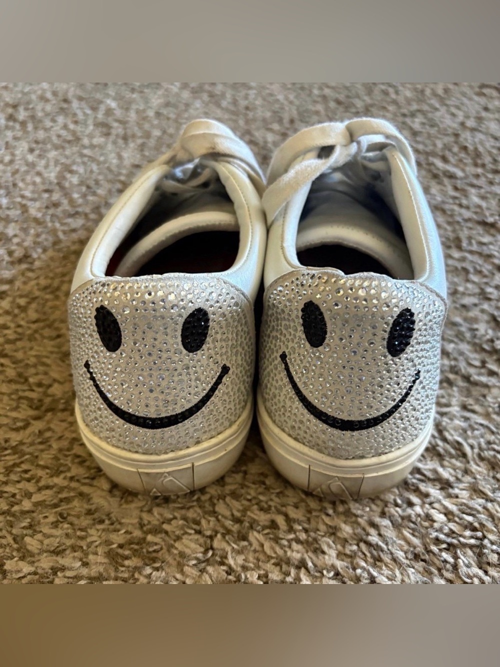 Women’s Skechers Street Rise Fit Sparkly Smiley Face Sneakers